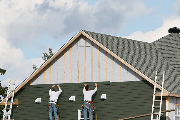 Professional Siding Replacement technician working in Waverly, NY